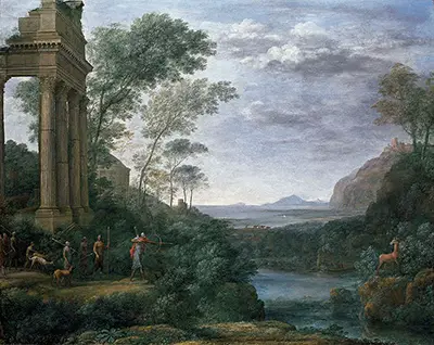 Landscape with Ascanius Shooting the Stag of Sylvia Claude Lorrain